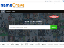 Tablet Screenshot of namecrave.com